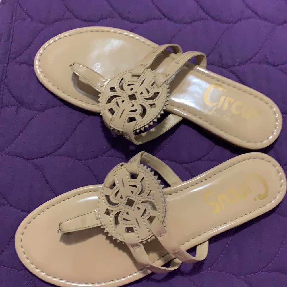 Beige sandals